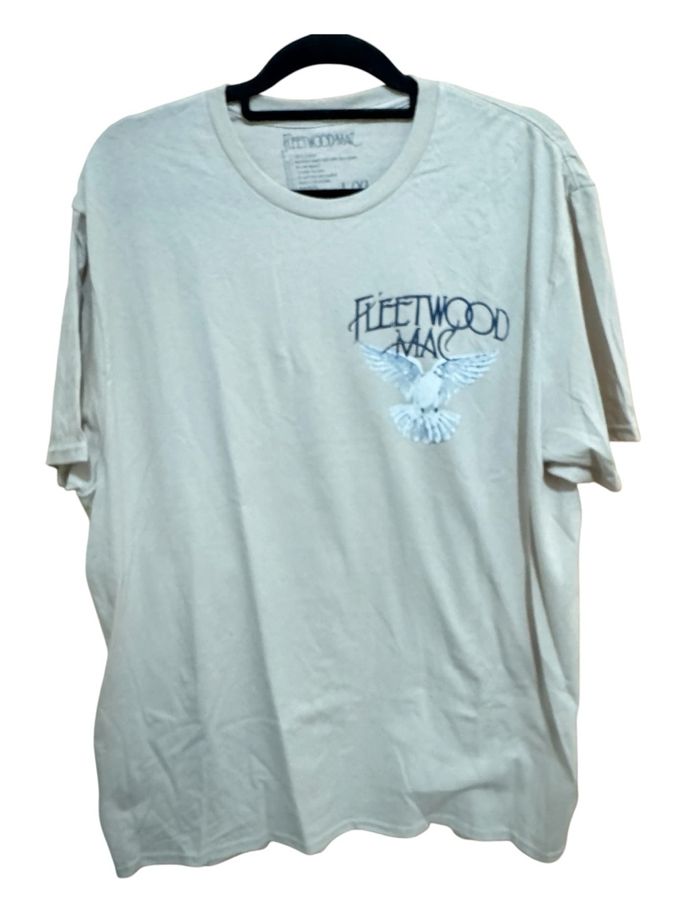 Fleetwood Mac graphic band tee adult unisex size large/extra large